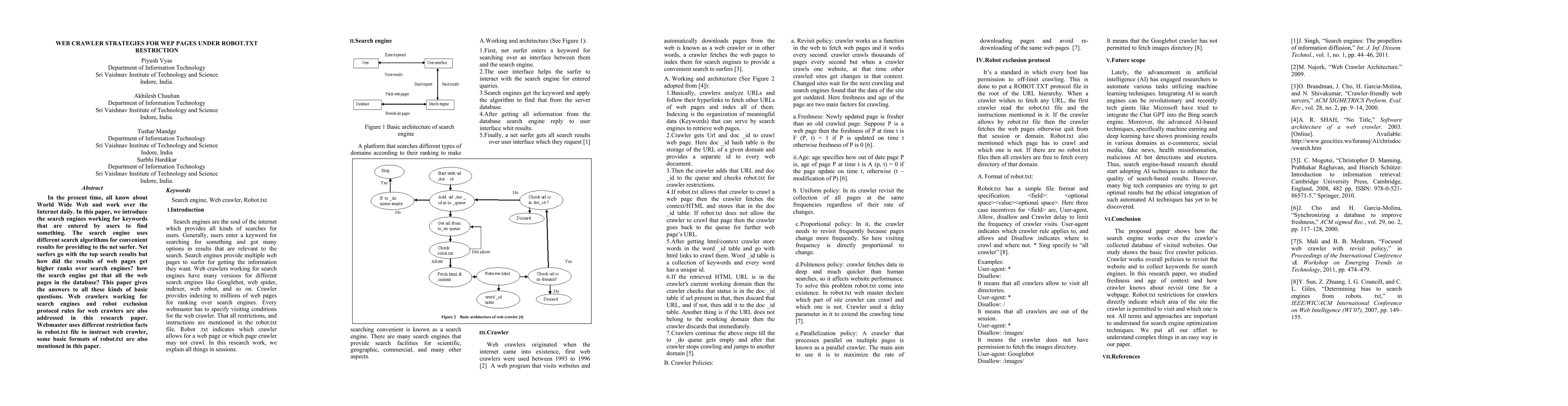 Thumbnail for Web crawler strategies for web pages under robot.txt restriction