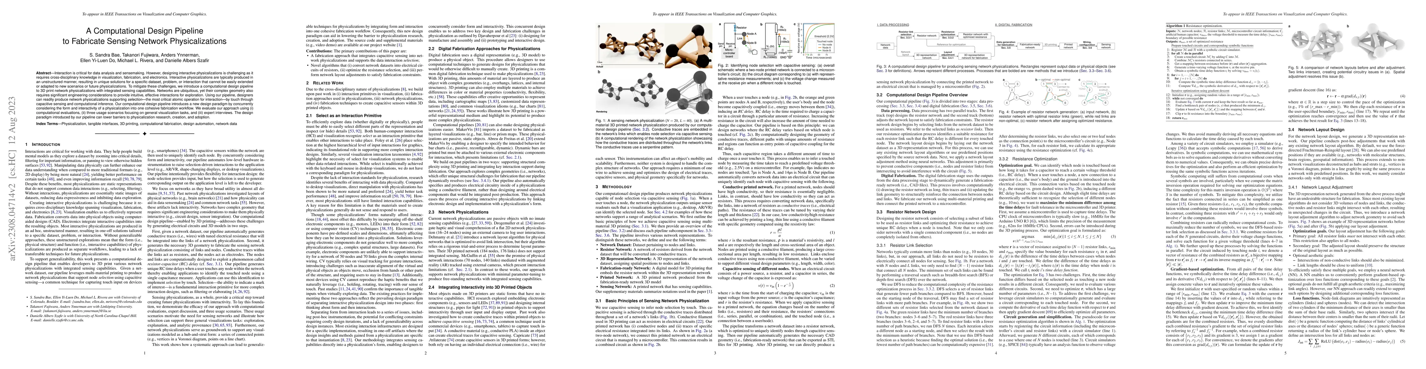 Thumbnail for A Computational Design Pipeline to Fabricate Sensing Network
  Physicalizations