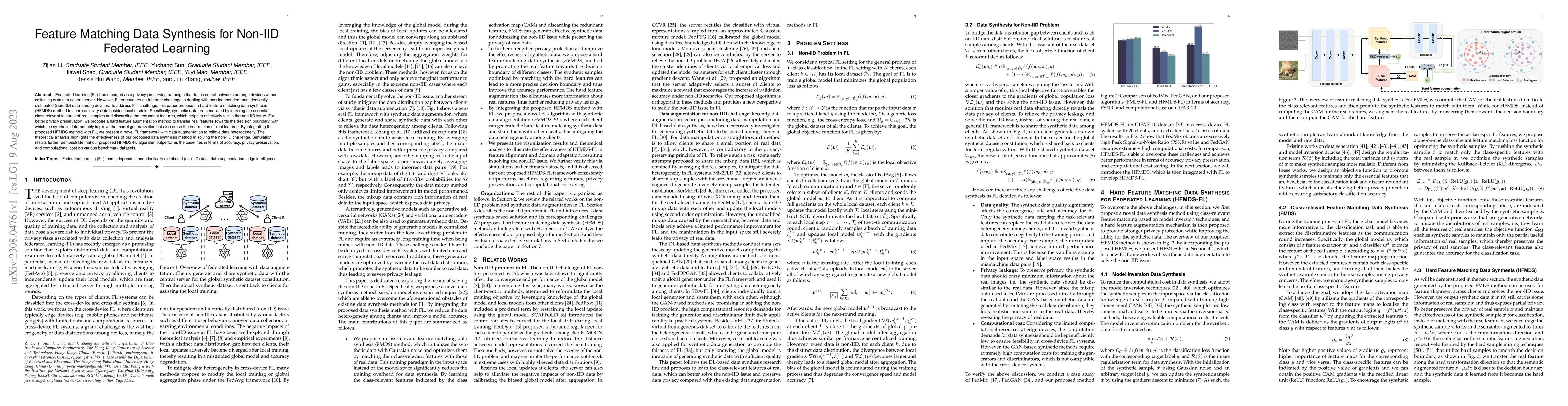Thumbnail for Feature Matching Data Synthesis for Non-IID Federated Learning