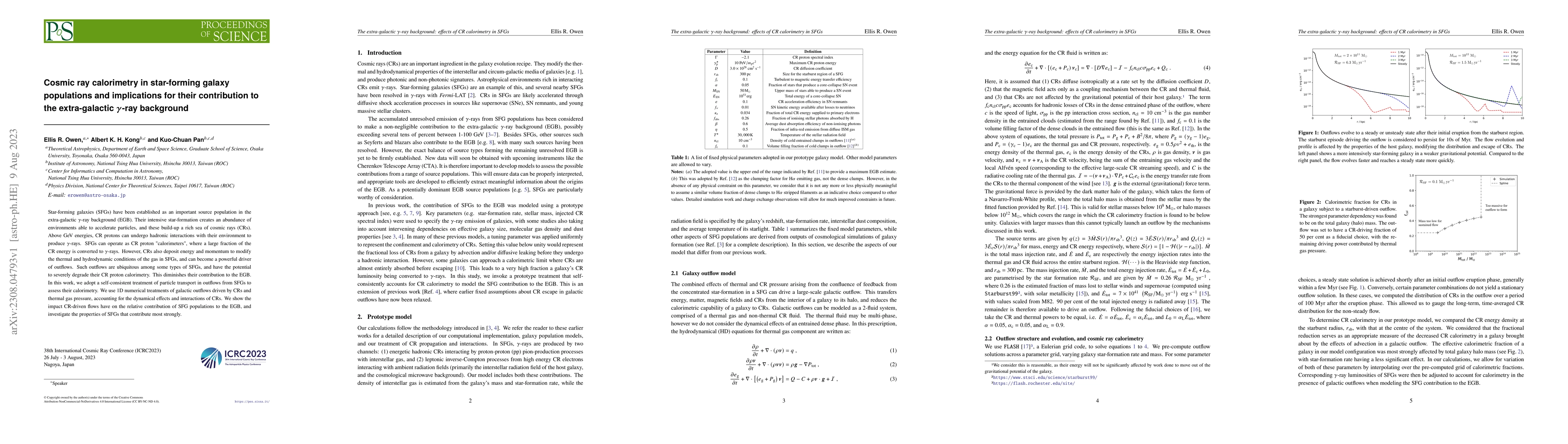 Thumbnail for Cosmic ray calorimetry in star-forming galaxy populations and
  implications for their contribution to the extra-galactic $\gamma$-ray
  background