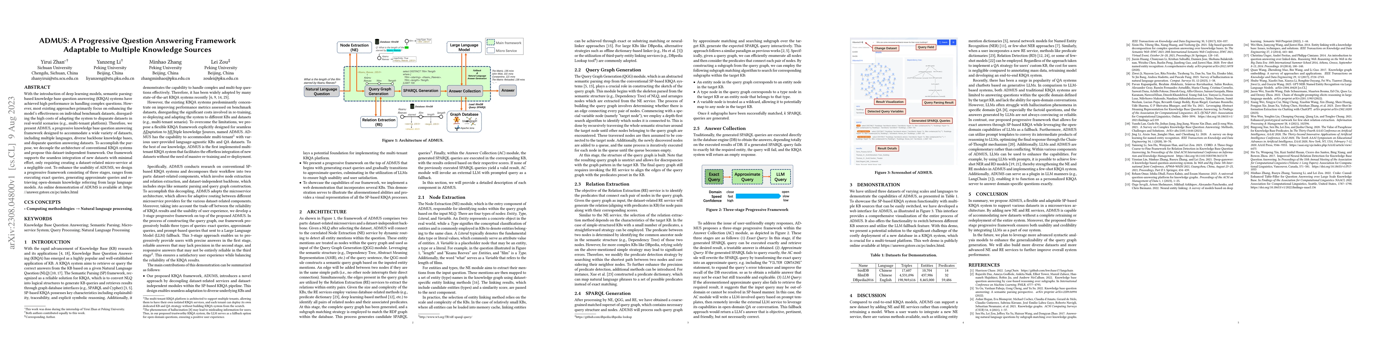 Thumbnail for ADMUS: A Progressive Question Answering Framework Adaptable to Multiple
  Knowledge Sources