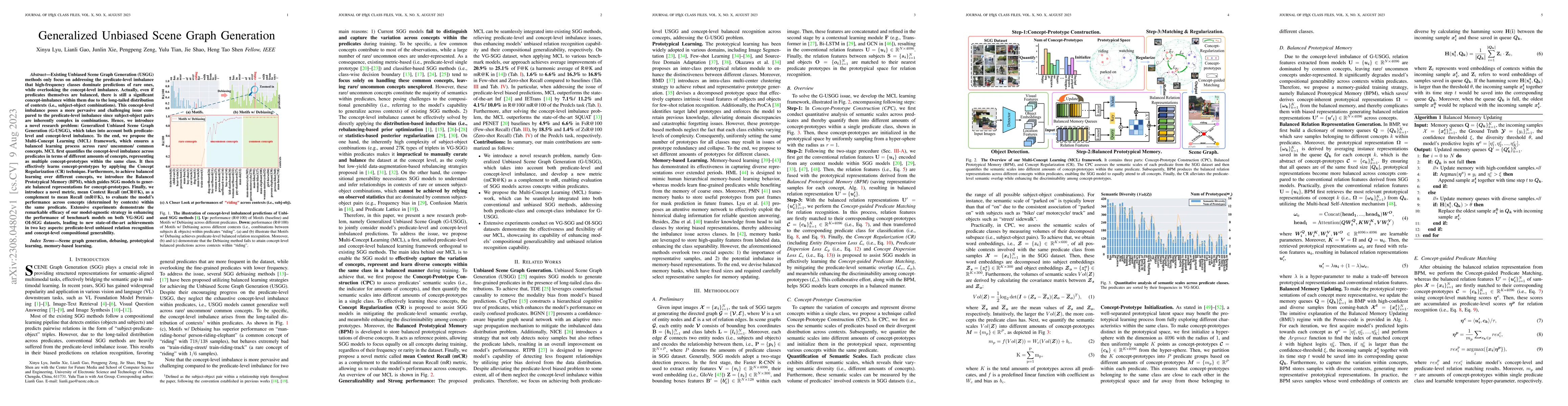 Thumbnail for Generalized Unbiased Scene Graph Generation