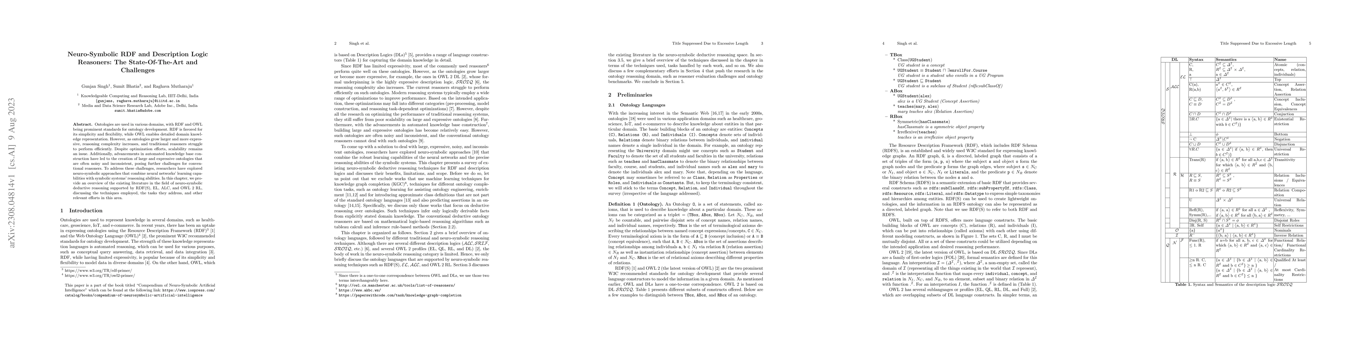 Thumbnail for Neuro-Symbolic RDF and Description Logic Reasoners: The State-Of-The-Art
  and Challenges