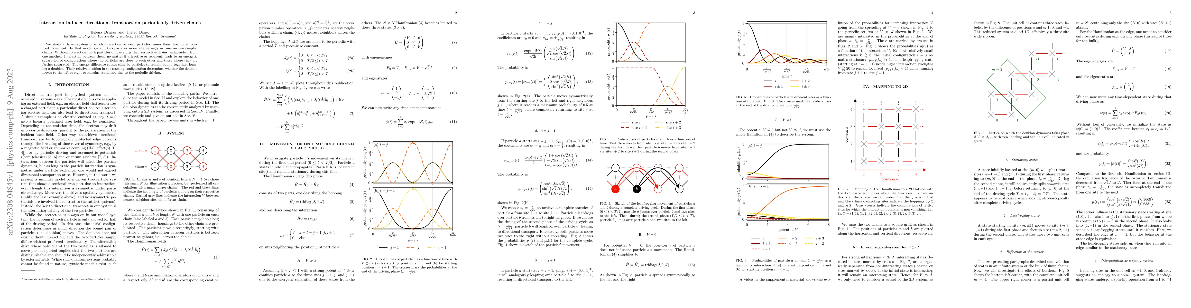Thumbnail for Interaction-induced directional transport on periodically driven chains