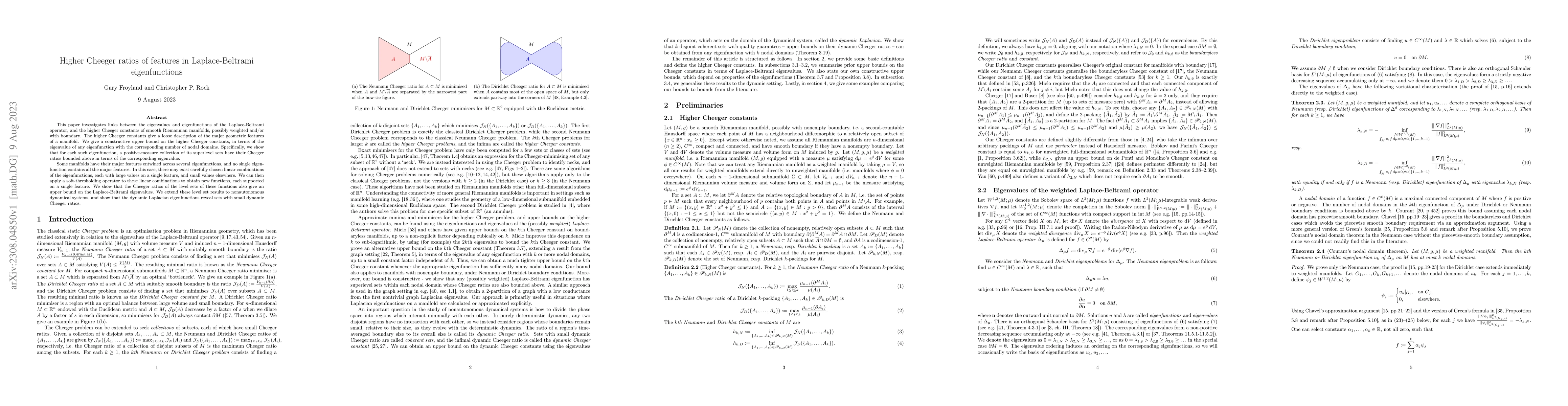 Thumbnail for Higher Cheeger ratios of features in Laplace-Beltrami eigenfunctions