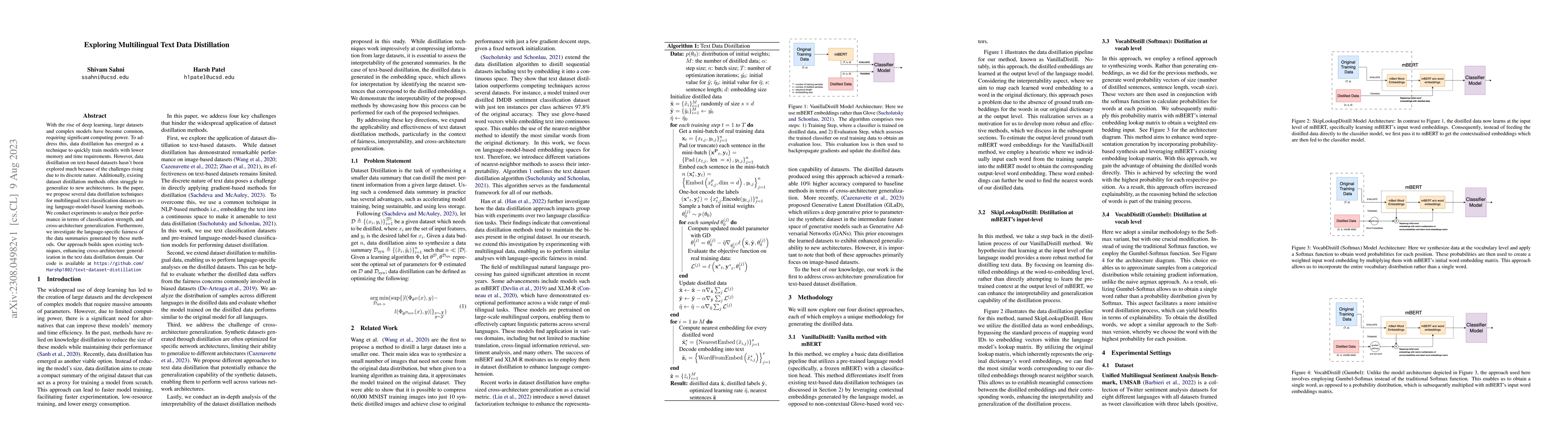 Thumbnail for Exploring Multilingual Text Data Distillation
