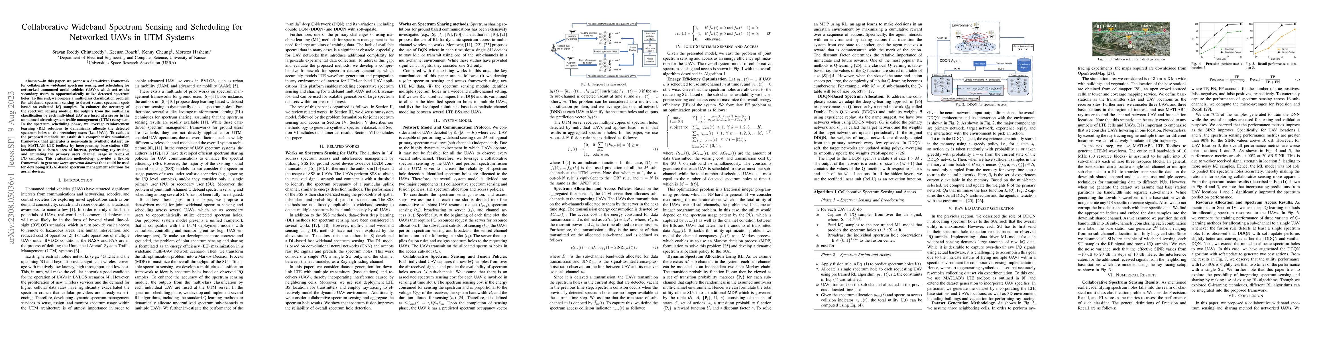 Thumbnail for Collaborative Wideband Spectrum Sensing and Scheduling for Networked
  UAVs in UTM Systems