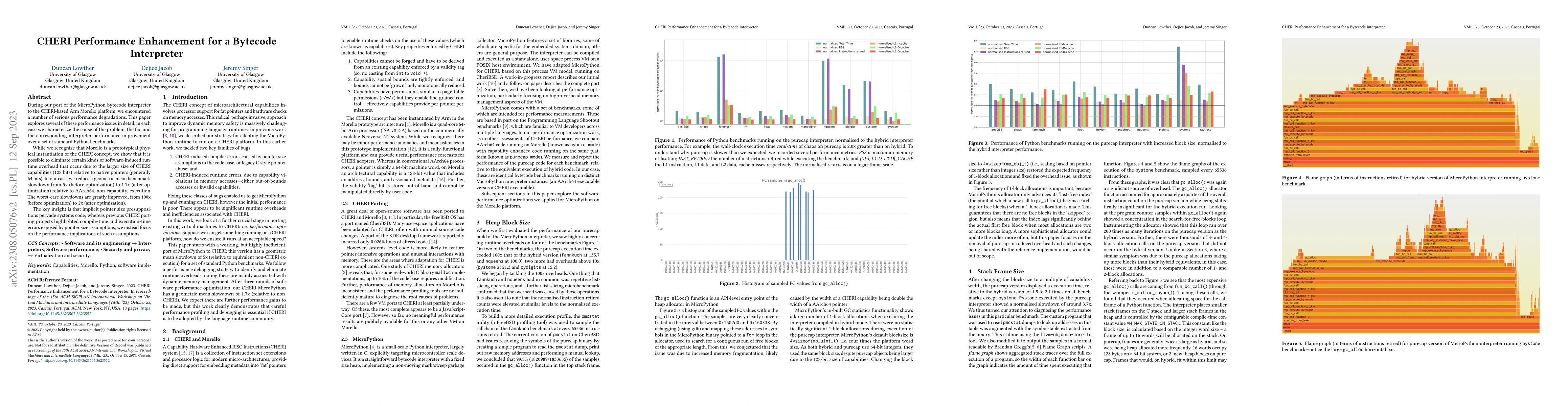 Thumbnail for CHERI Performance Enhancement for a Bytecode Interpreter