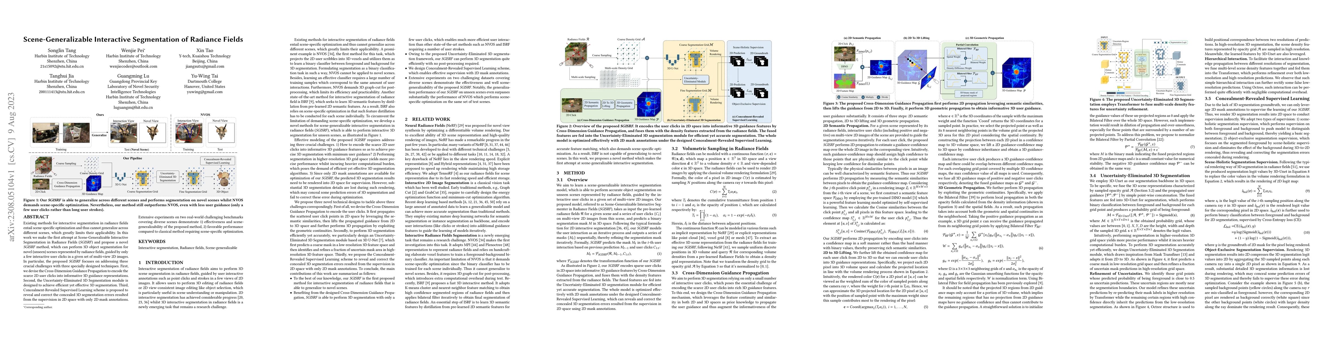 Thumbnail for Scene-Generalizable Interactive Segmentation of Radiance Fields