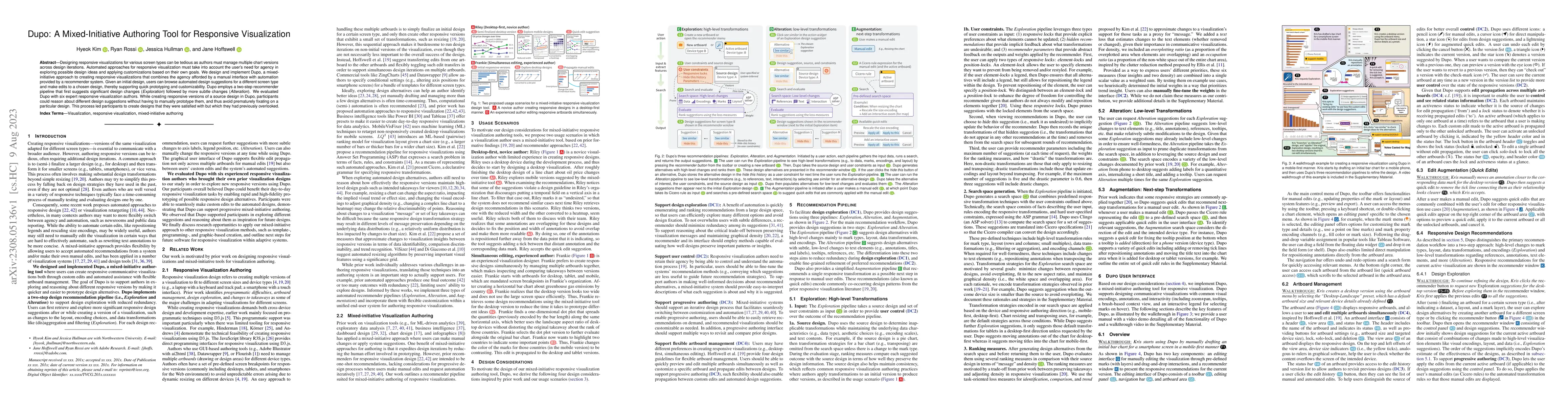 Thumbnail for Dupo: A Mixed-Initiative Authoring Tool for Responsive Visualization