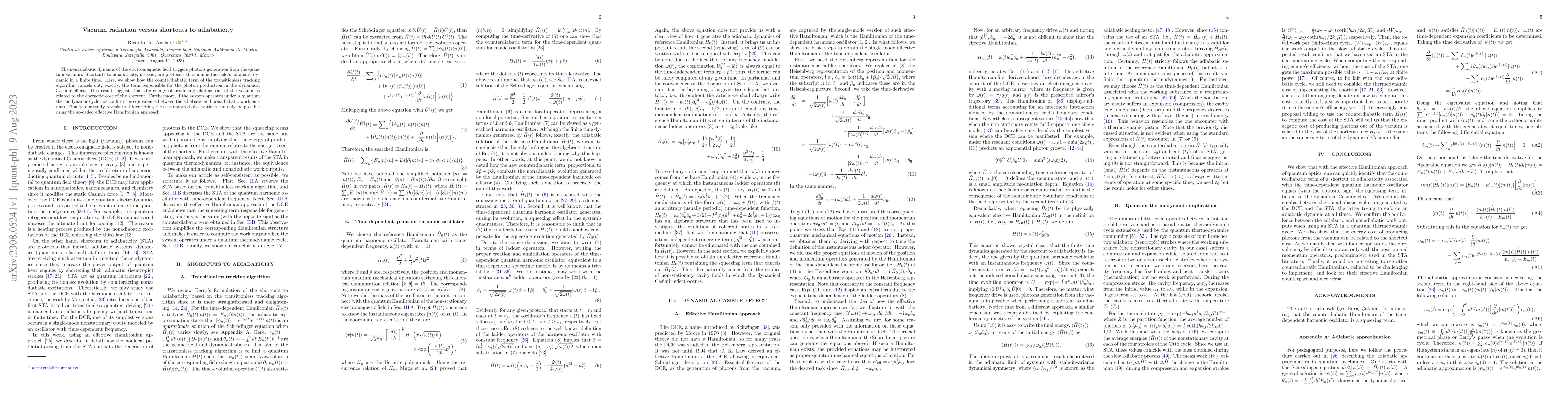 Thumbnail for Vacuum radiation versus shortcuts to adiabaticity