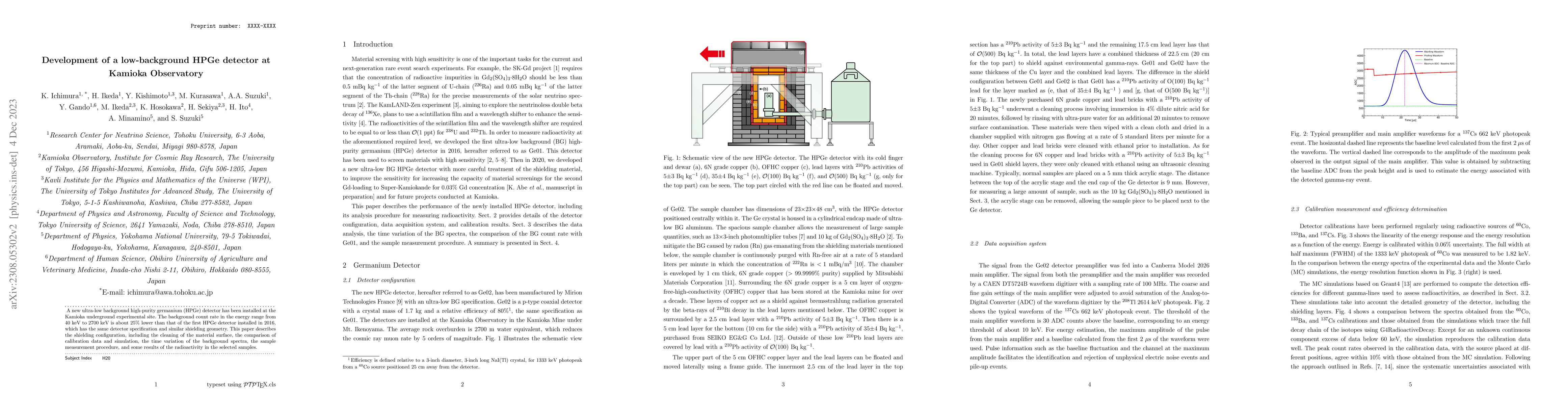 Thumbnail for Development of a low-background HPGe detector at Kamioka Observatory