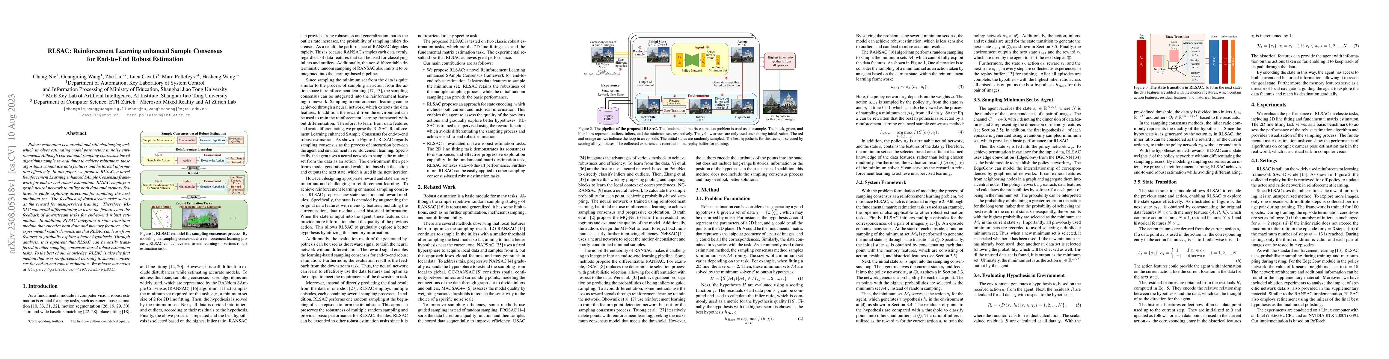 Thumbnail for RLSAC: Reinforcement Learning enhanced Sample Consensus for End-to-End
  Robust Estimation