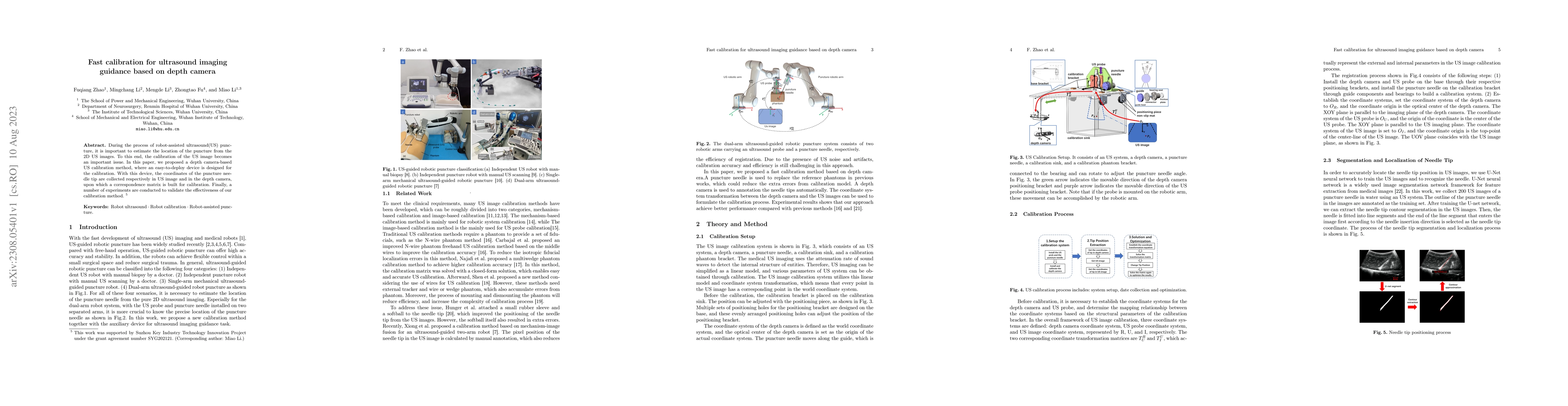 Thumbnail for Fast calibration for ultrasound imaging guidance based on depth camera