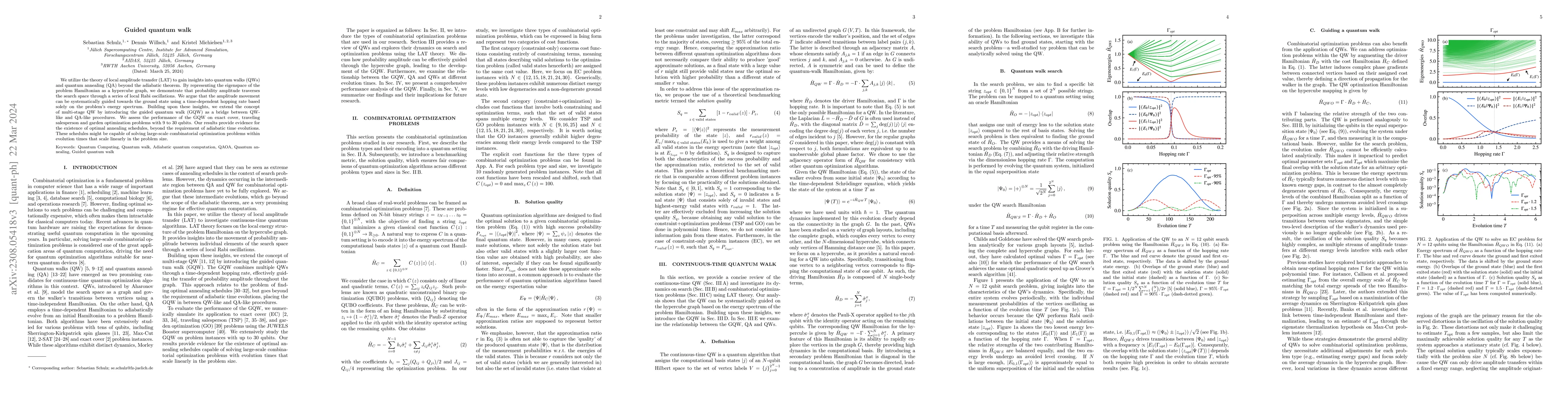 Thumbnail for Guided quantum walk