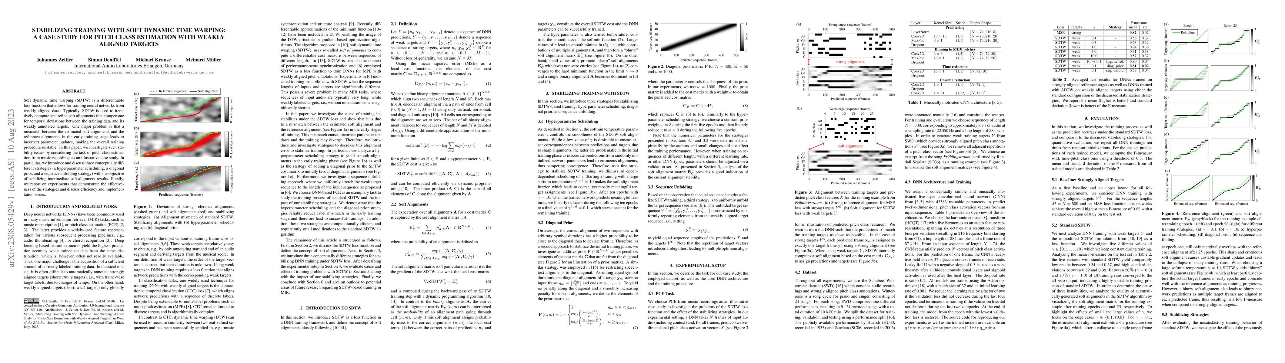 Thumbnail for Stabilizing Training with Soft Dynamic Time Warping: A Case Study for
  Pitch Class Estimation with Weakly Aligned Targets