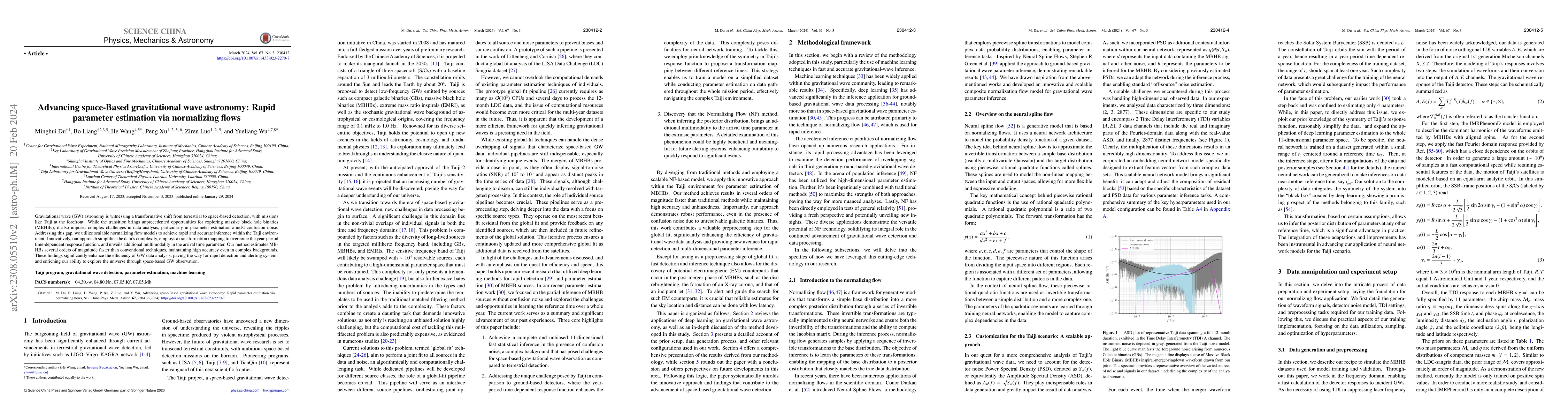 Thumbnail for Advancing Space-Based Gravitational Wave Astronomy: Rapid Parameter
  Estimation via Normalizing Flows