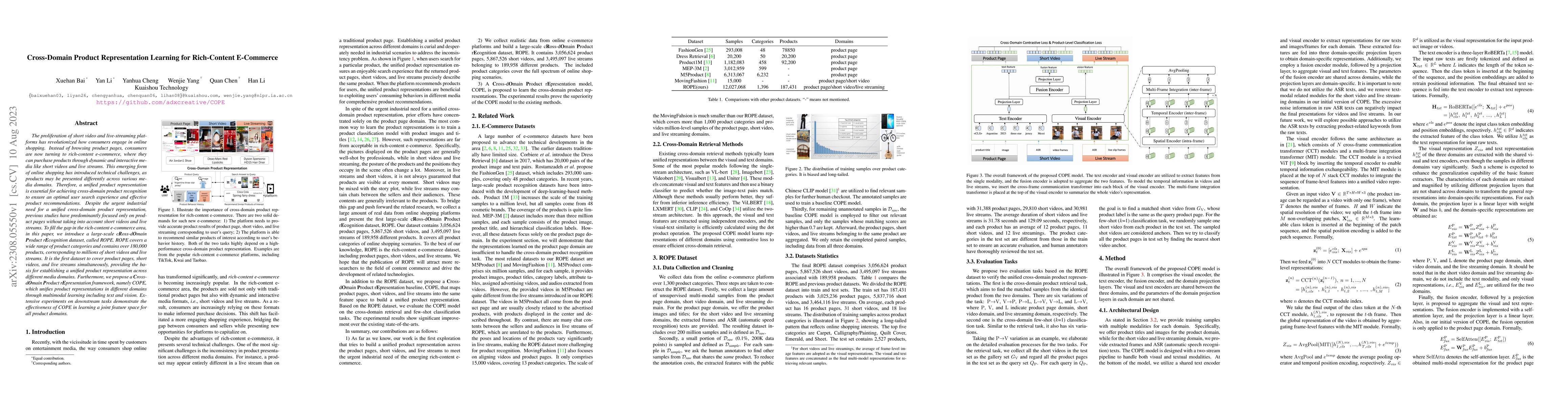 Thumbnail for Cross-Domain Product Representation Learning for Rich-Content E-Commerce
