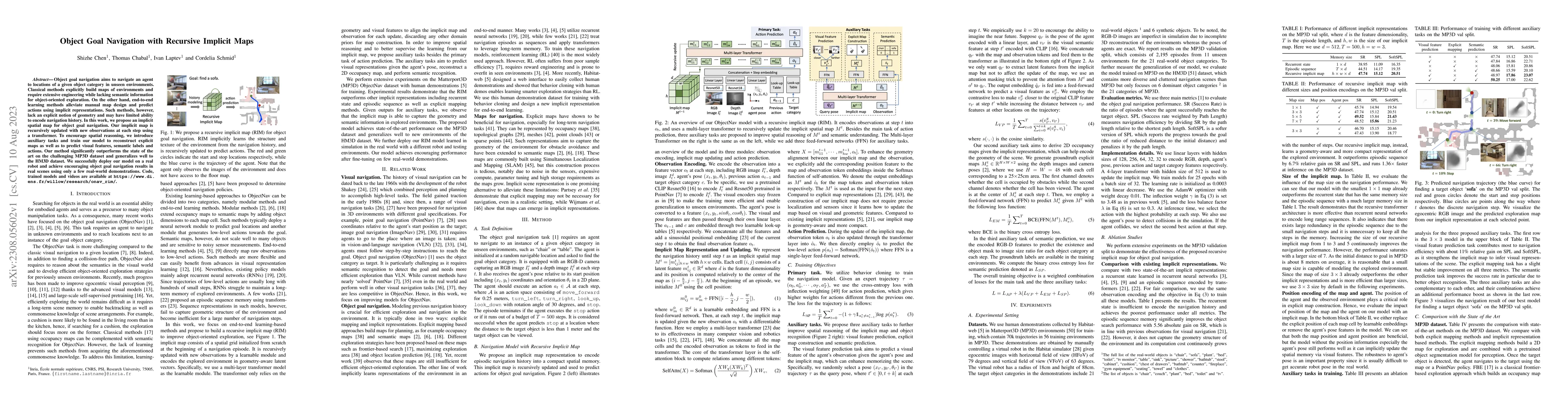 Thumbnail for Object Goal Navigation with Recursive Implicit Maps