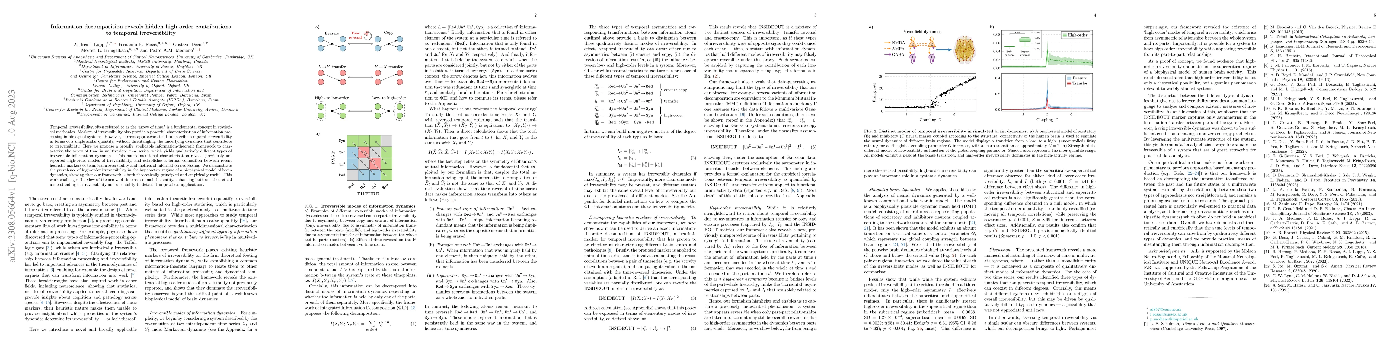 Thumbnail for Information decomposition reveals hidden high-order contributions to
  temporal irreversibility