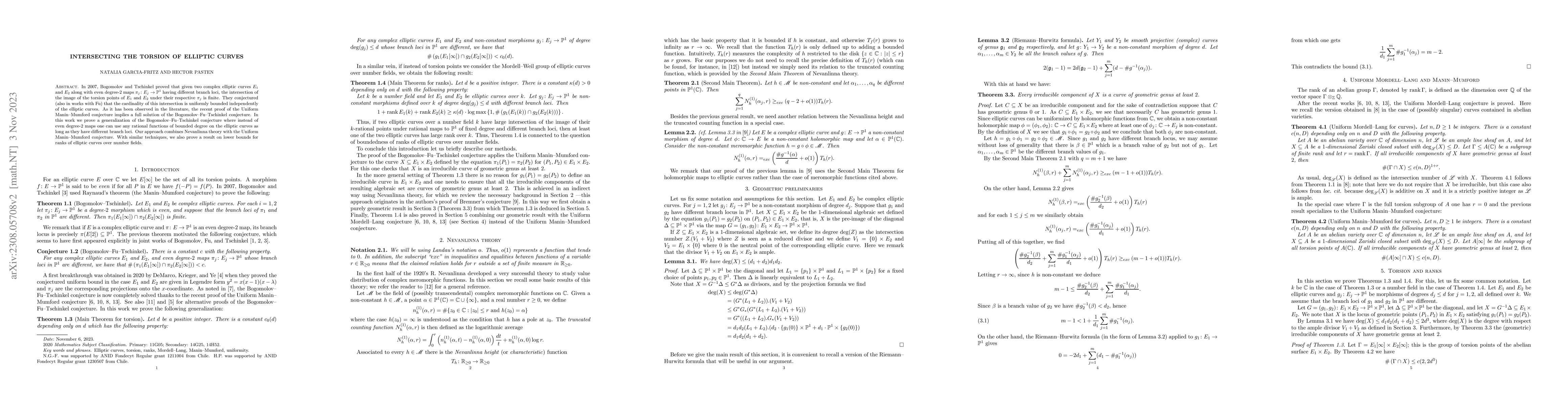 Thumbnail for Intersecting the torsion of elliptic curves