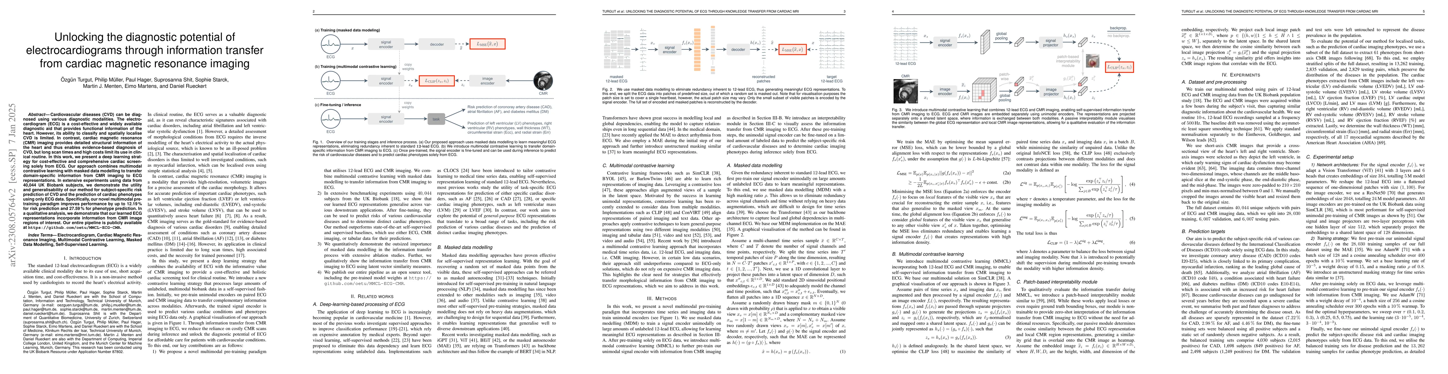 Thumbnail for Unlocking the Diagnostic Potential of ECG through Knowledge Transfer
  from Cardiac MRI