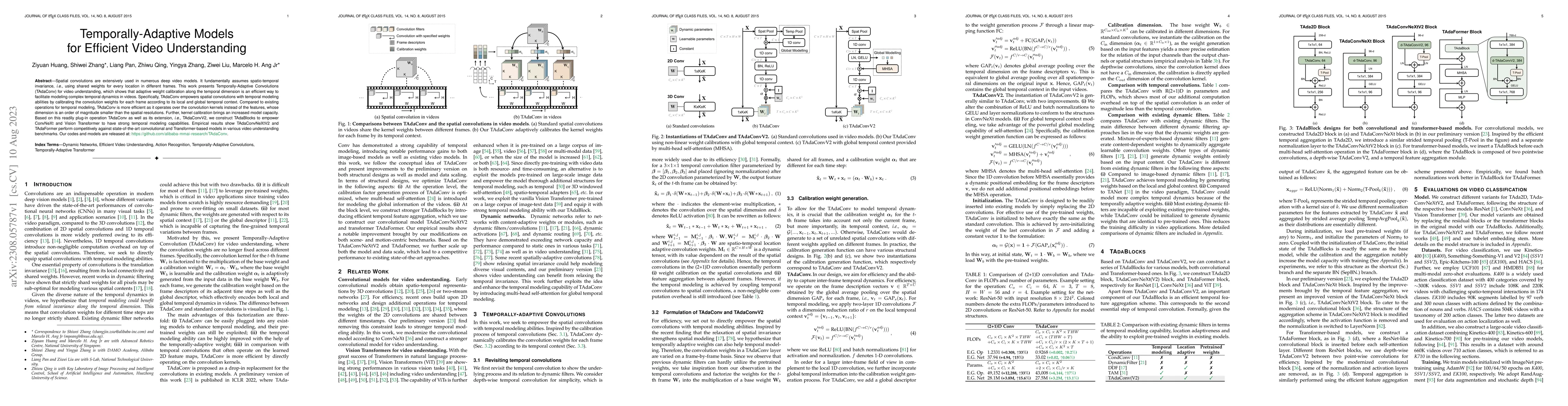 Thumbnail for Temporally-Adaptive Models for Efficient Video Understanding