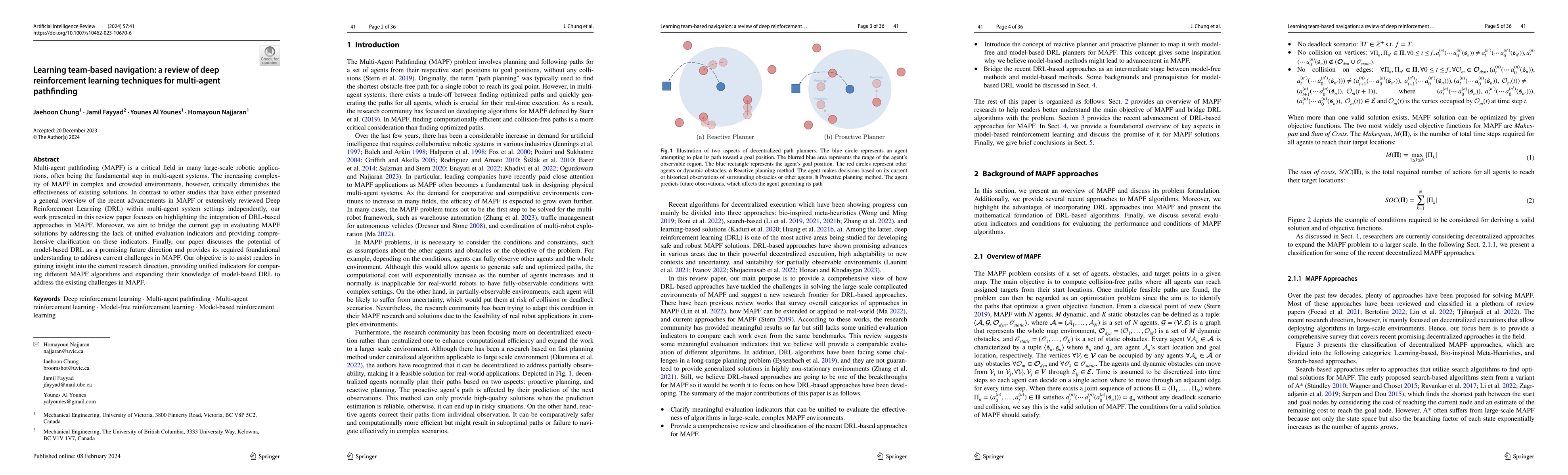 Thumbnail for Learning Team-Based Navigation: A Review of Deep Reinforcement Learning
  Techniques for Multi-Agent Pathfinding