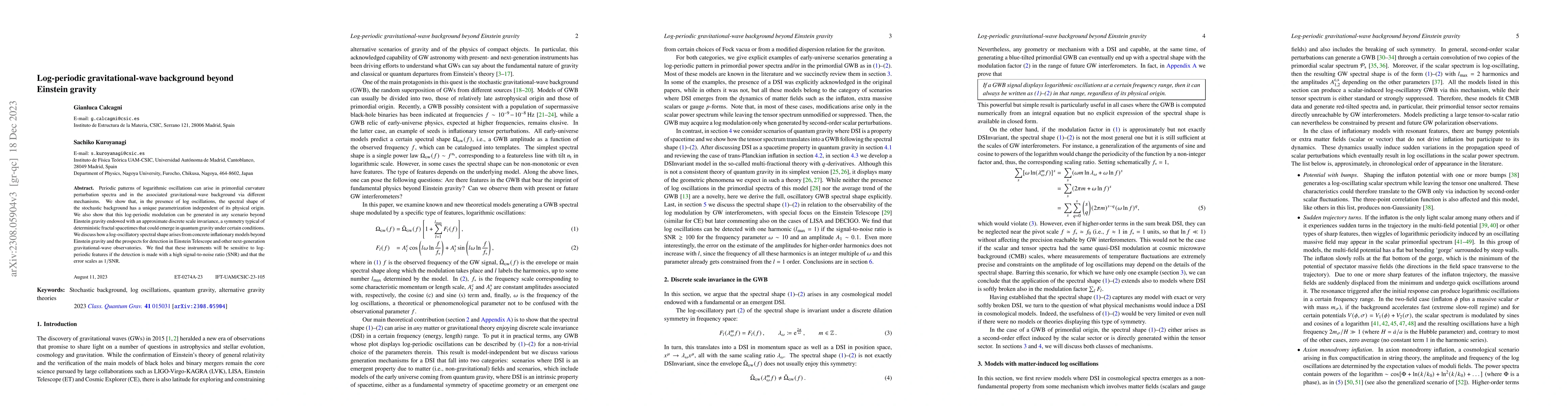 Thumbnail for Log-periodic gravitational-wave background beyond Einstein gravity