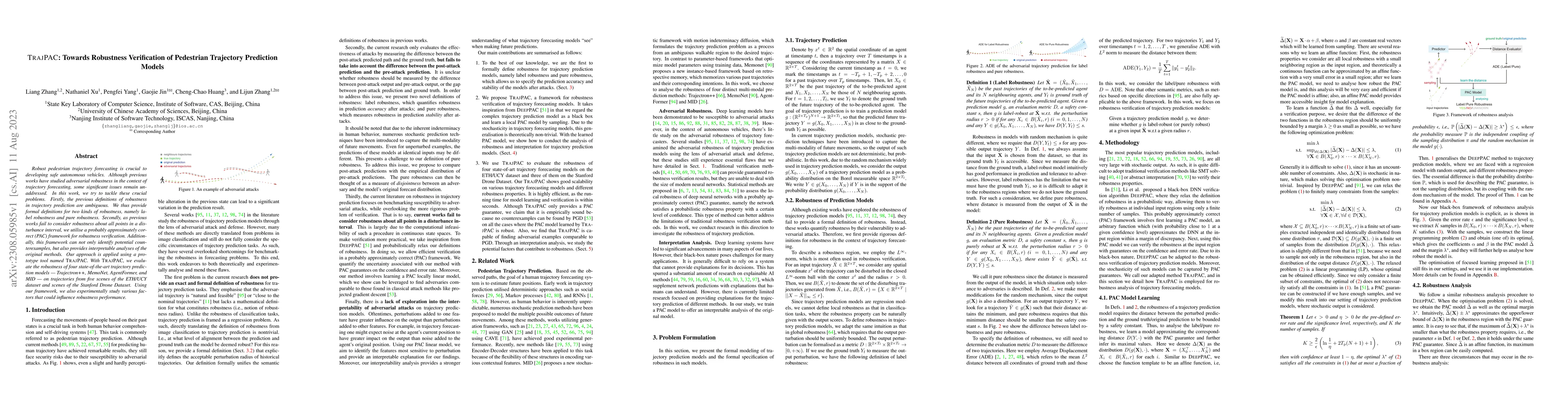 Thumbnail for TrajPAC: Towards Robustness Verification of Pedestrian Trajectory
  Prediction Models