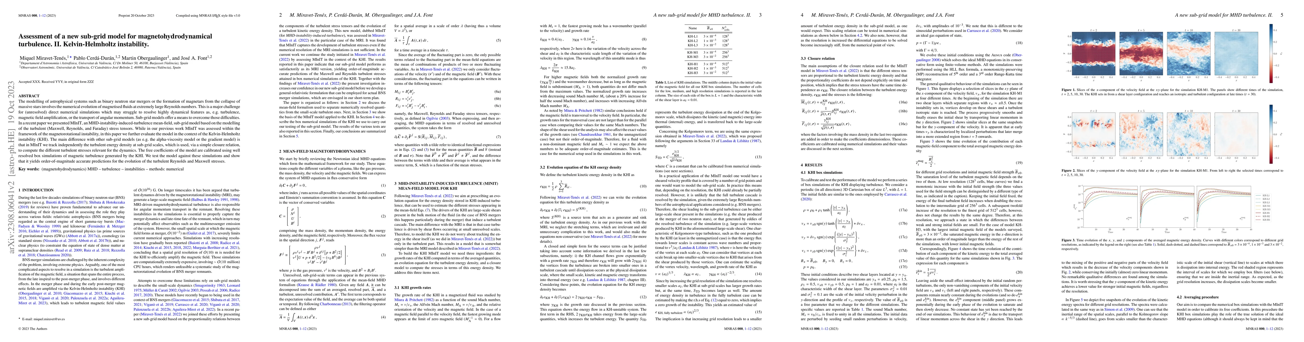 Thumbnail for Assessment of a new sub-grid model for magnetohydrodynamical turbulence.
  II. Kelvin-Helmholtz instability