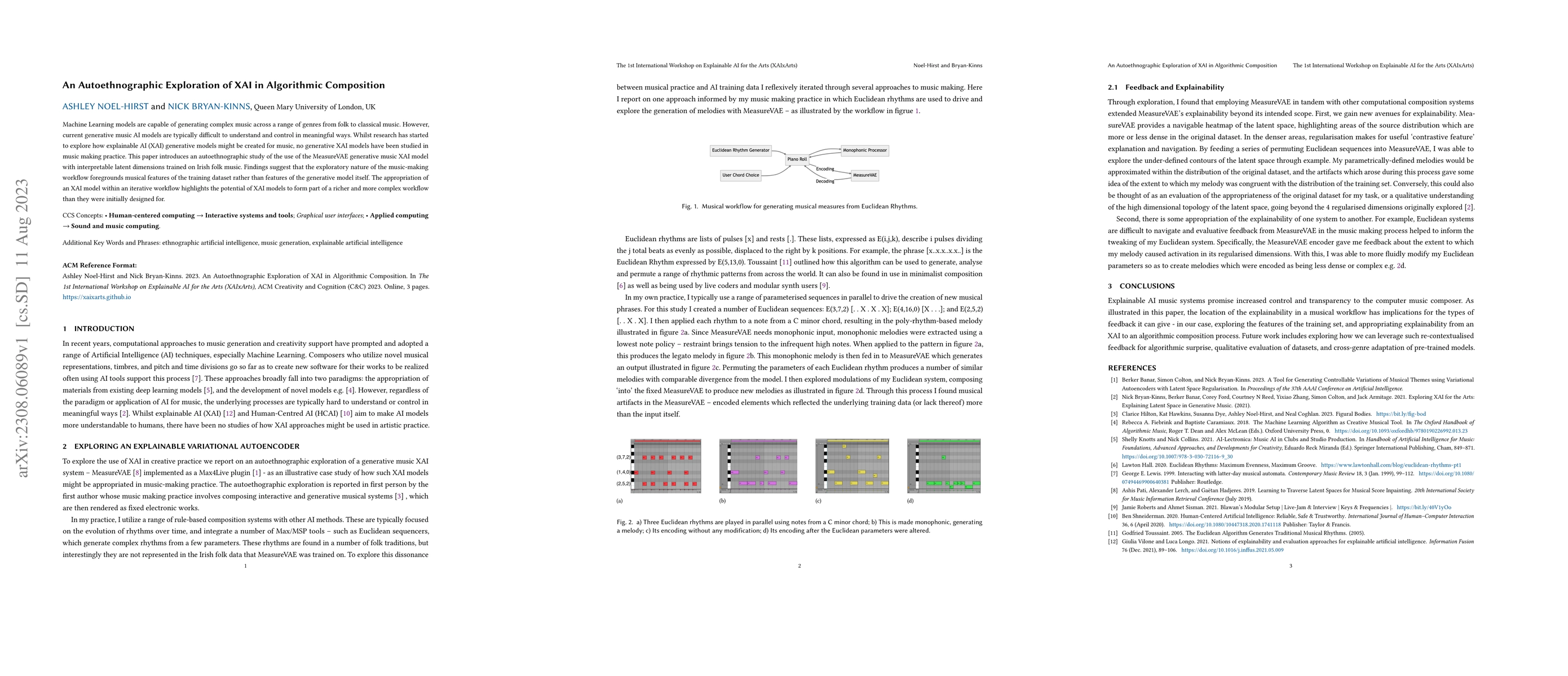 Thumbnail for An Autoethnographic Exploration of XAI in Algorithmic Composition
