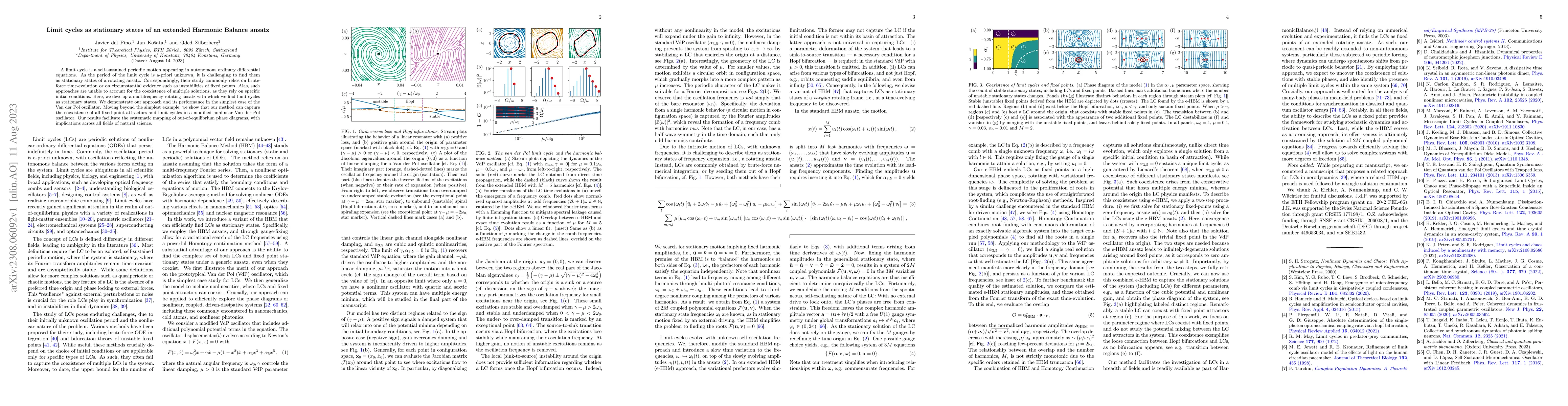 Thumbnail for Limit cycles as stationary states of an extended Harmonic Balance ansatz