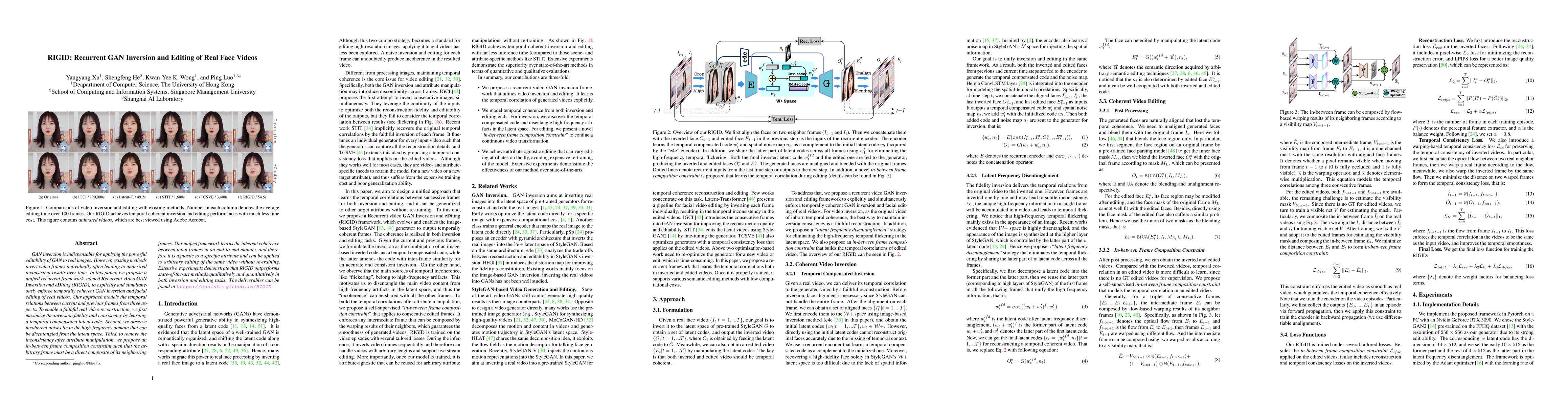 Thumbnail for RIGID: Recurrent GAN Inversion and Editing of Real Face Videos