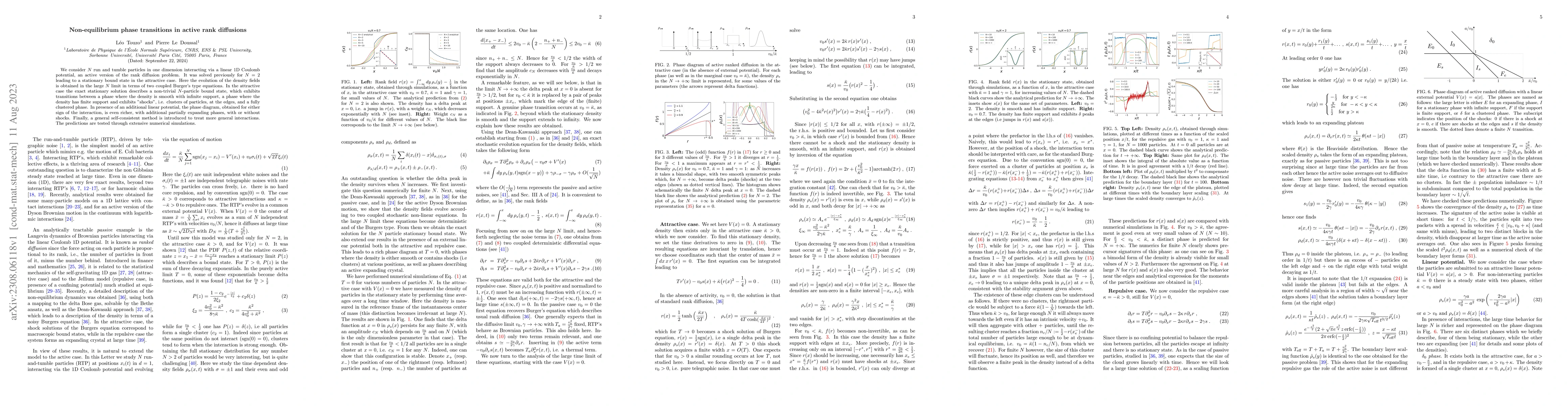 Thumbnail for Non-equilibrium phase transitions in active rank diffusions