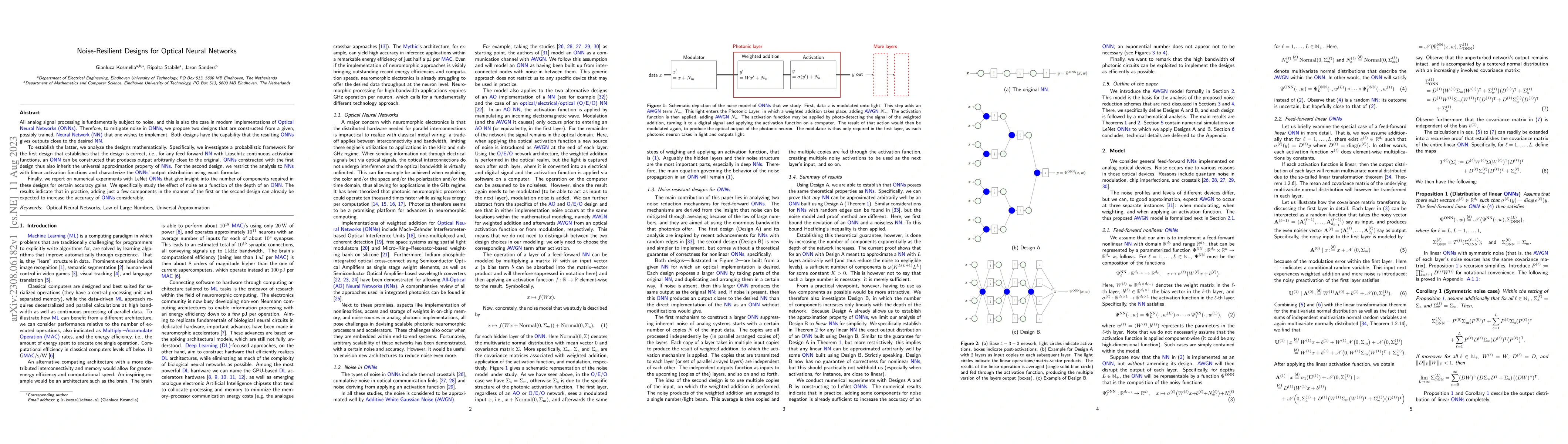 Thumbnail for Noise-Resilient Designs for Optical Neural Networks