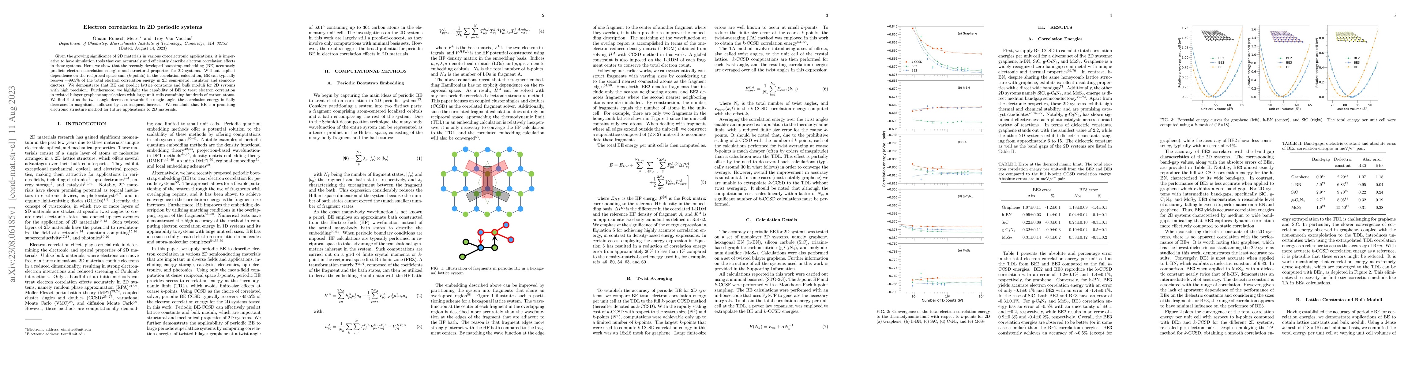 Thumbnail for Electron correlation in 2D periodic systems
