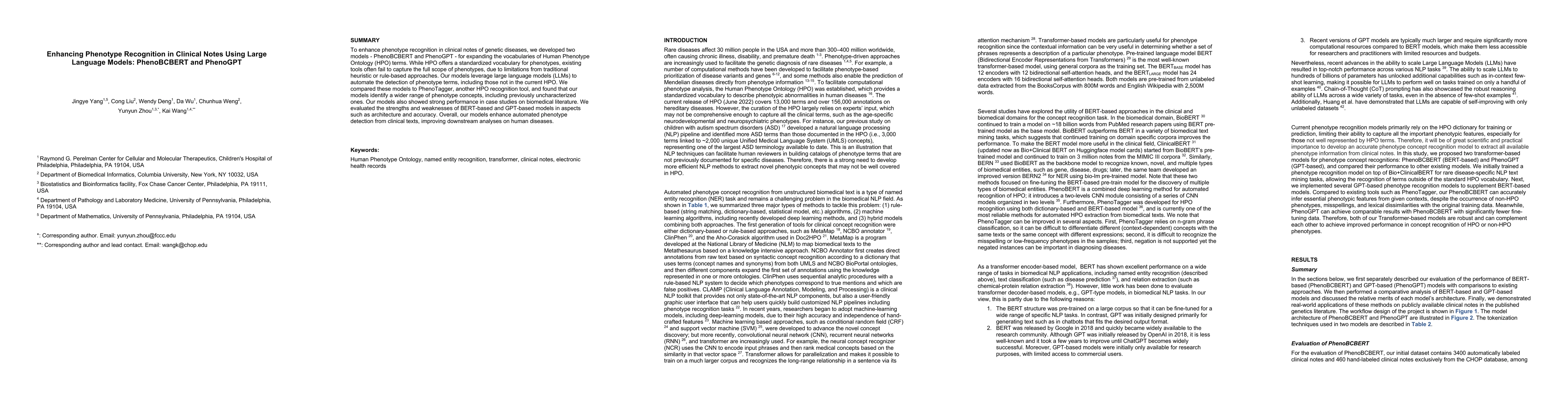 Thumbnail for Enhancing Phenotype Recognition in Clinical Notes Using Large Language
  Models: PhenoBCBERT and PhenoGPT