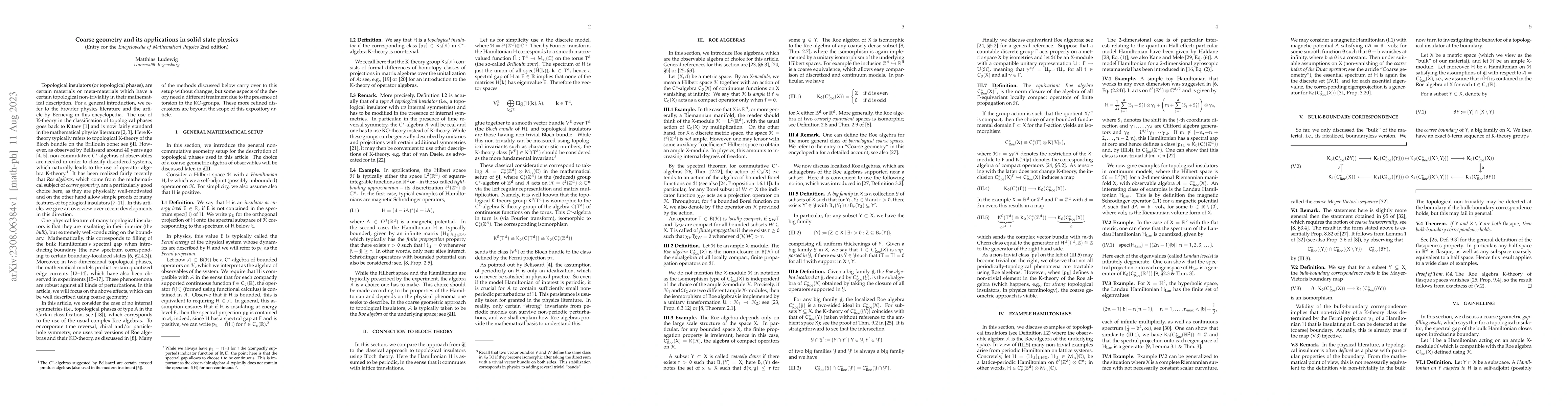 Thumbnail for Coarse geometry and its applications in solid state physics