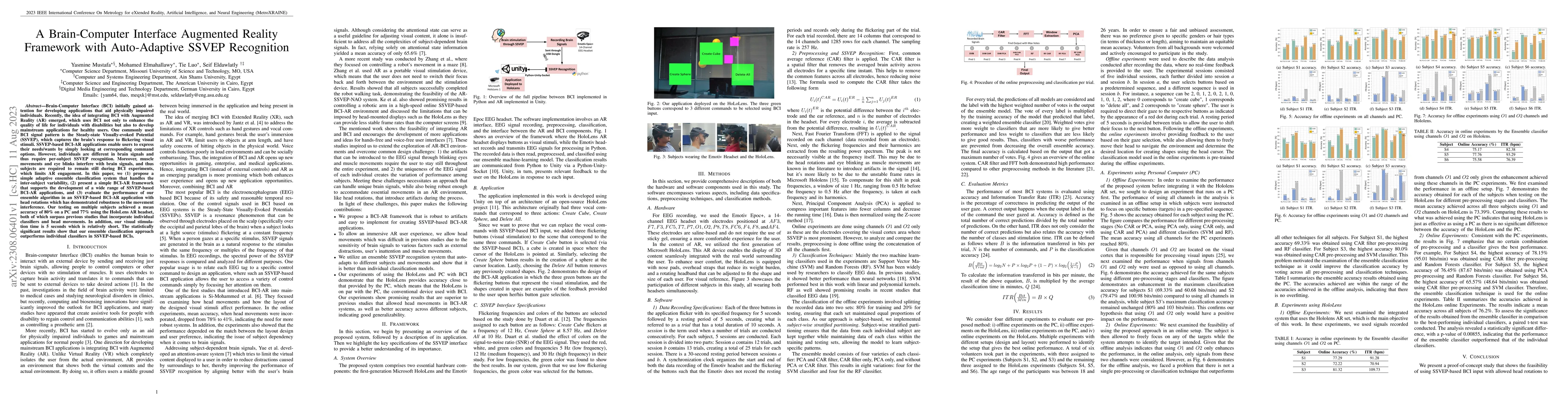 Thumbnail for A Brain-Computer Interface Augmented Reality Framework with
  Auto-Adaptive SSVEP Recognition