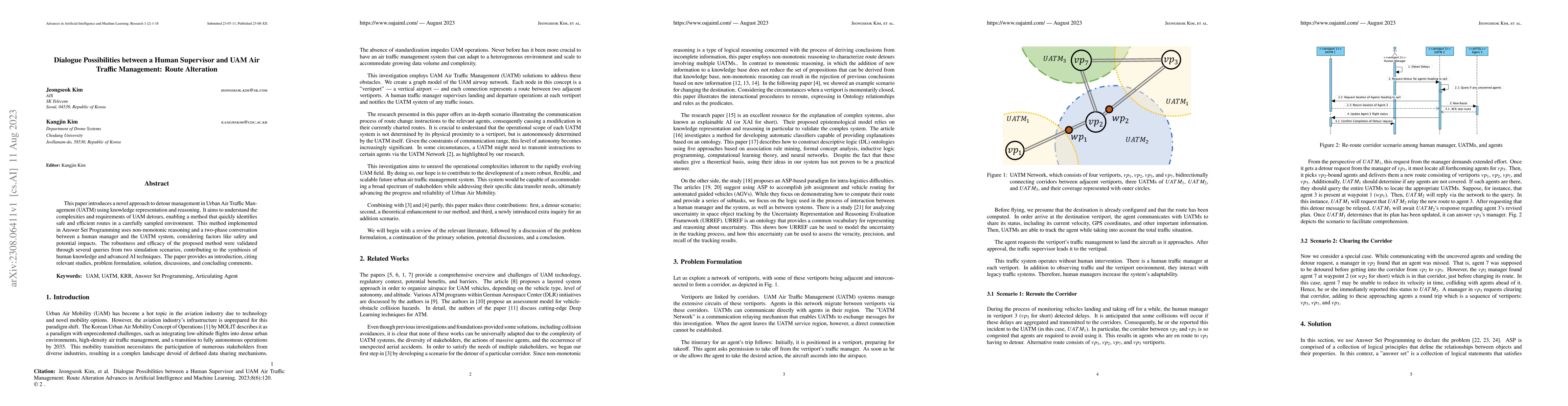 Thumbnail for Dialogue Possibilities between a Human Supervisor and UAM Air Traffic
  Management: Route Alteration
