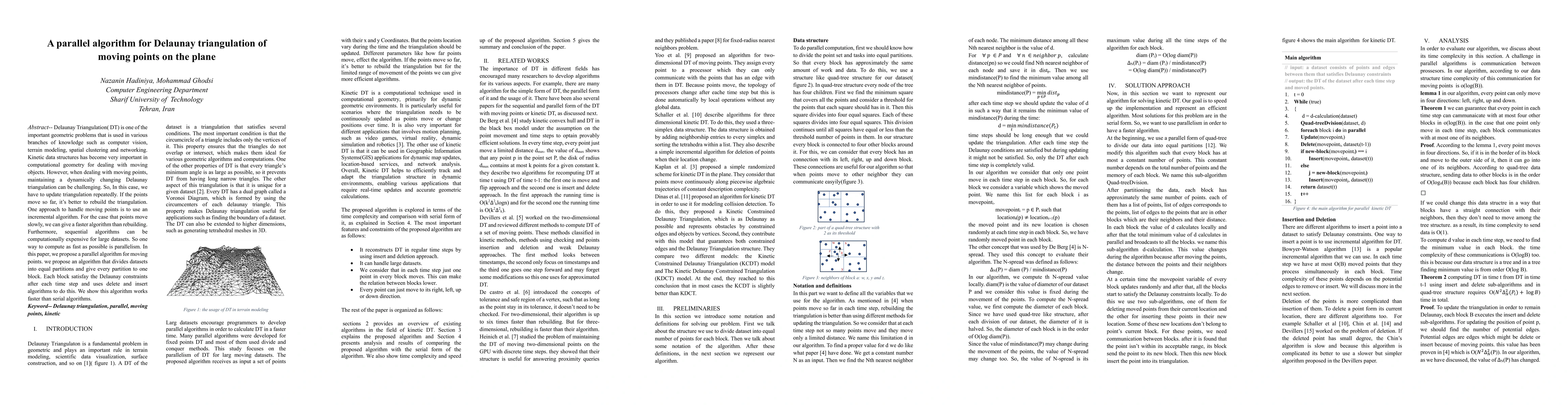 Thumbnail for A parallel algorithm for Delaunay triangulation of moving points on the
  plane