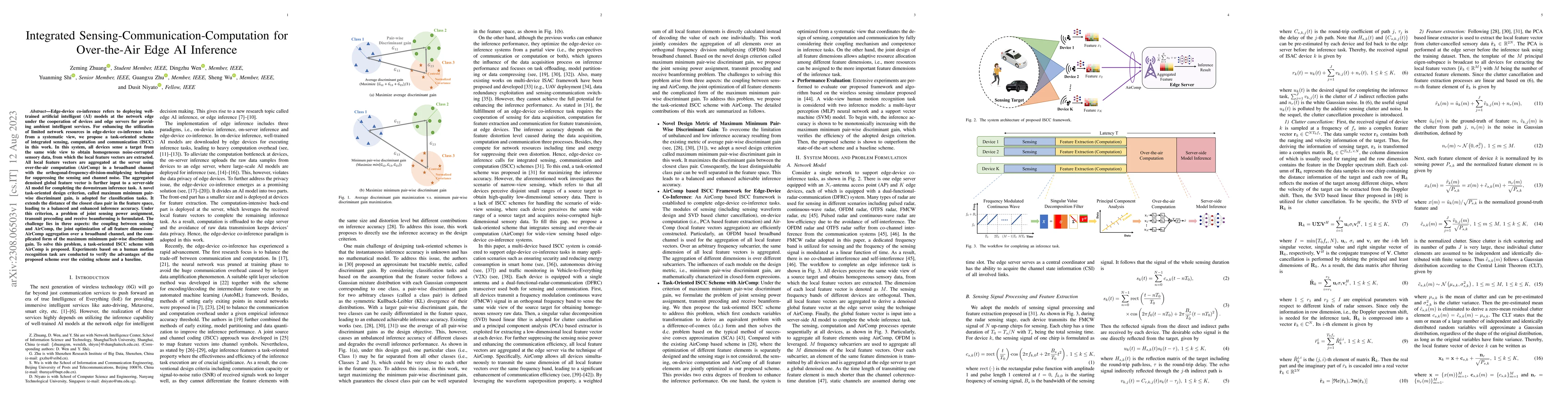 Thumbnail for Integrated Sensing-Communication-Computation for Over-the-Air Edge AI
  Inference