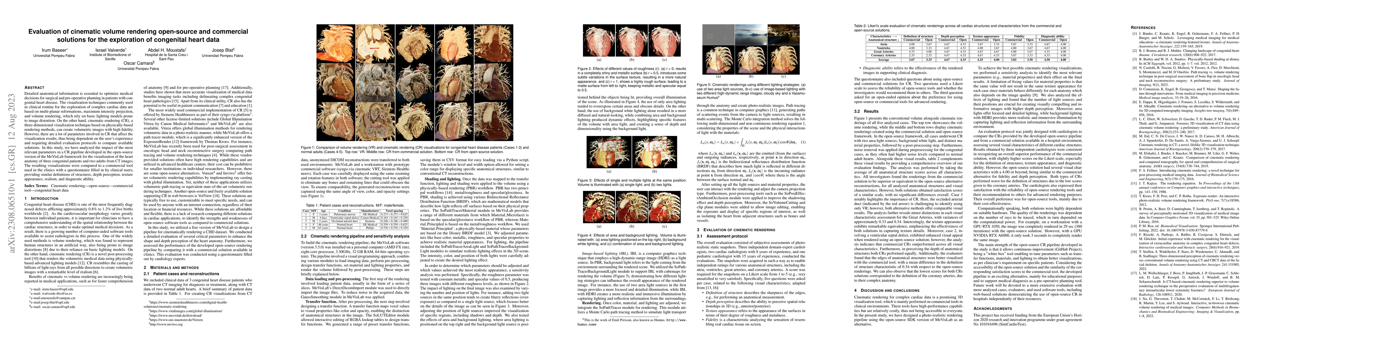 Thumbnail for Evaluation of cinematic volume rendering open-source and commercial
  solutions for the exploration of congenital heart data