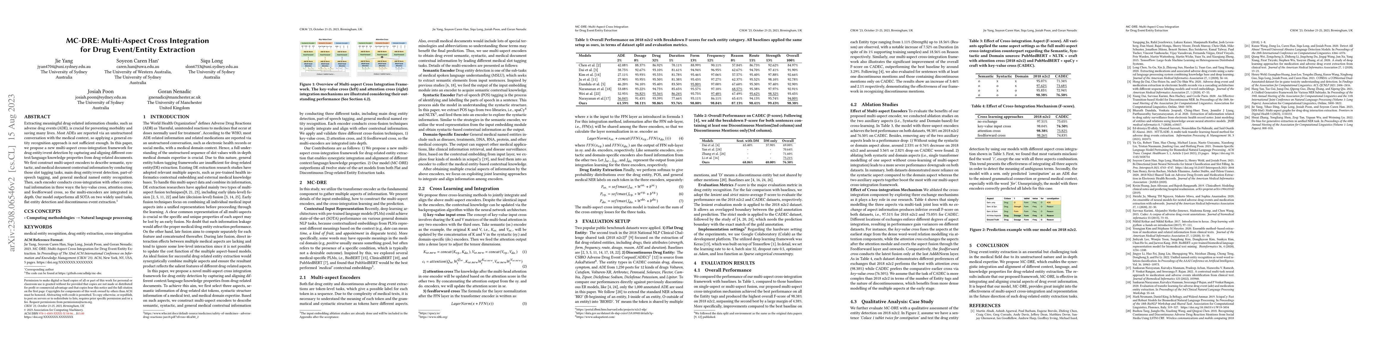 Thumbnail for MC-DRE: Multi-Aspect Cross Integration for Drug Event/Entity Extraction