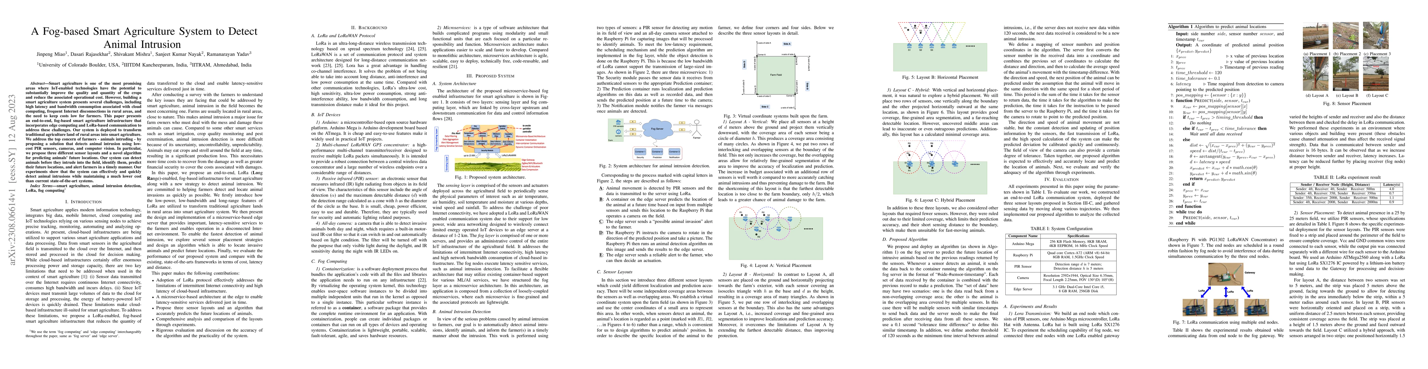 Thumbnail for A Fog-based Smart Agriculture System to Detect Animal Intrusion