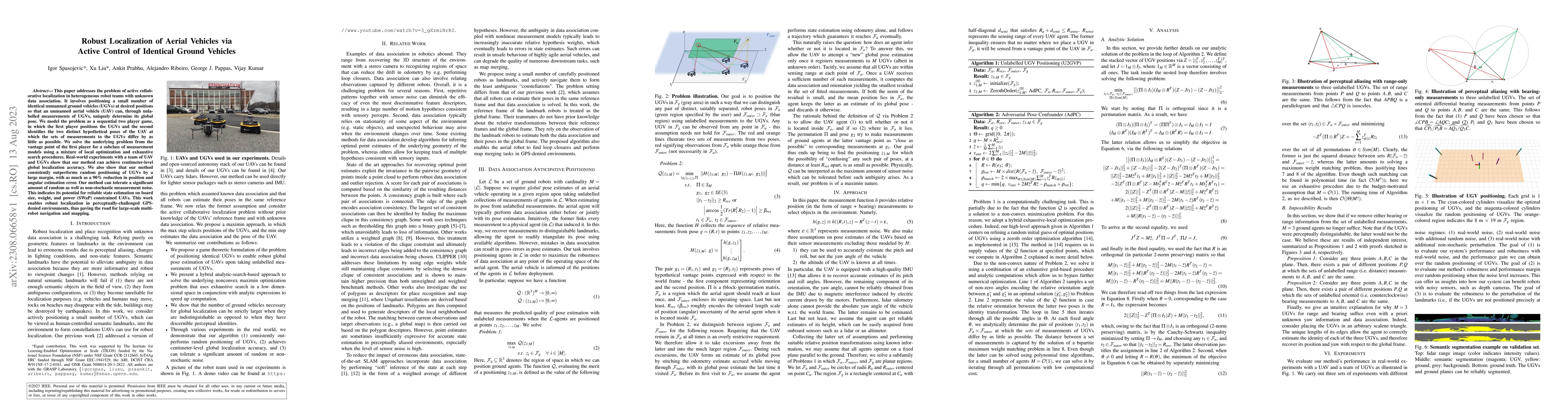 Thumbnail for Robust Localization of Aerial Vehicles via Active Control of Identical
  Ground Vehicles