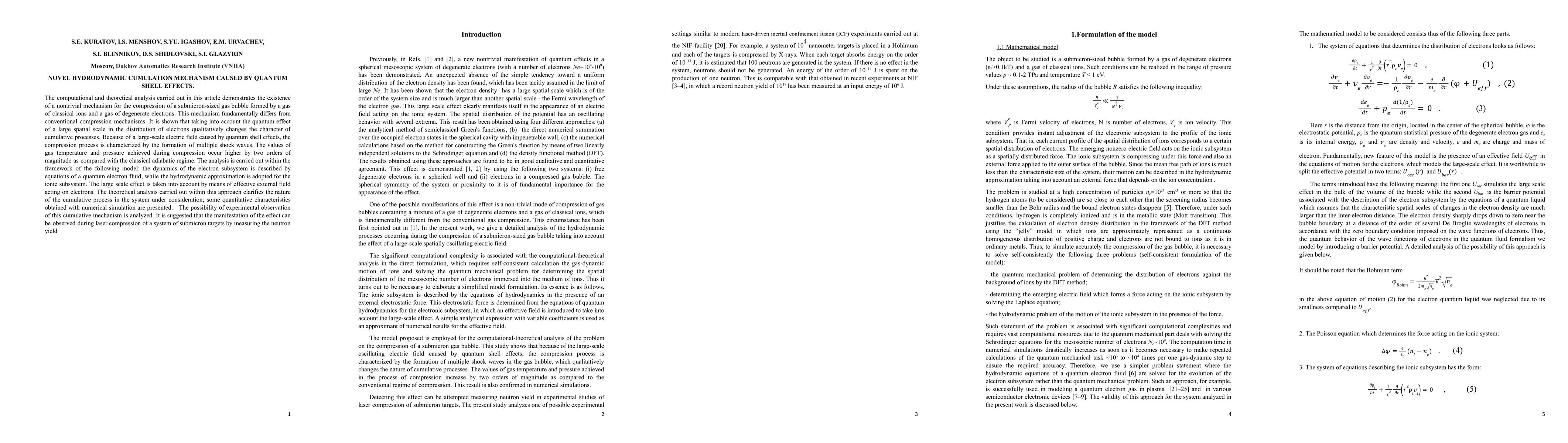 Thumbnail for Novel hydrodynamic cumulation mechanism caused by quantum shell effects