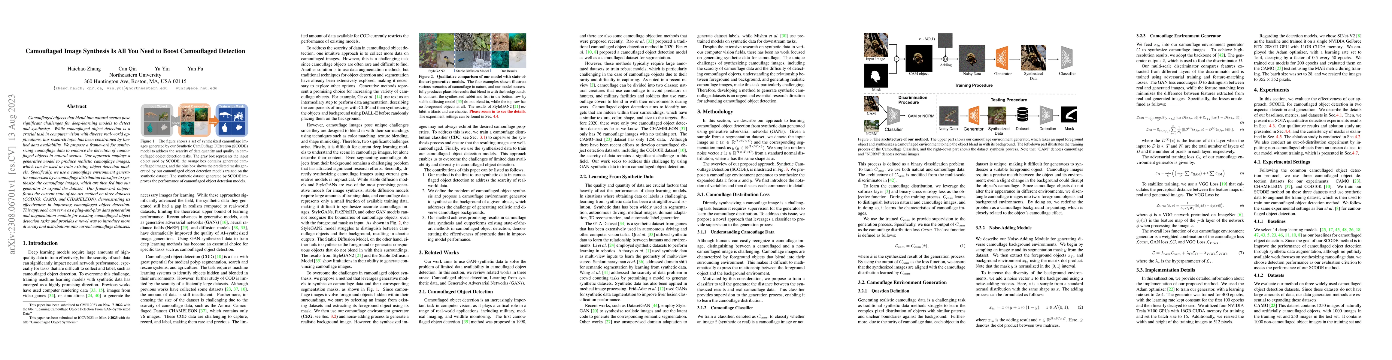 Thumbnail for Camouflaged Image Synthesis Is All You Need to Boost Camouflaged
  Detection