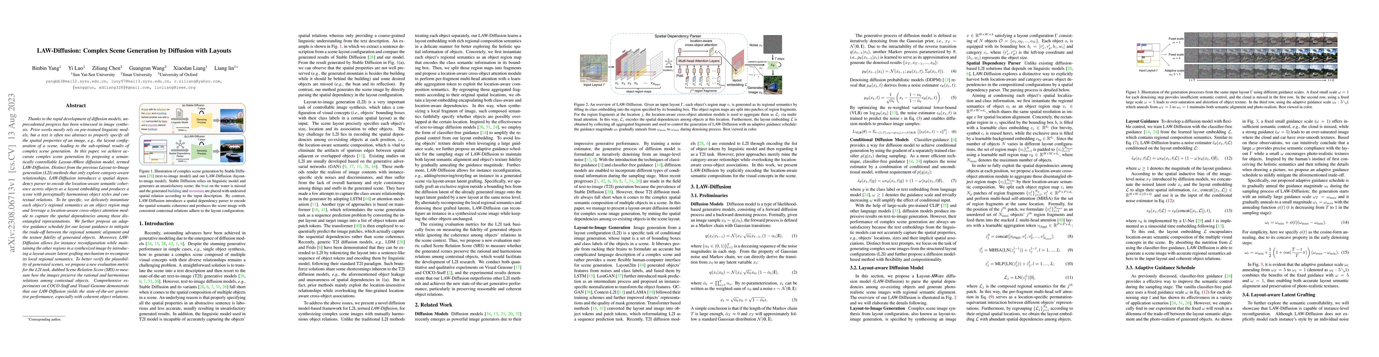 Thumbnail for LAW-Diffusion: Complex Scene Generation by Diffusion with Layouts